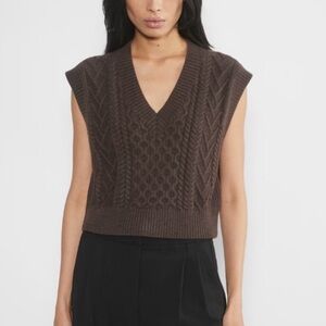 aritzia babaton emporia sweater vest